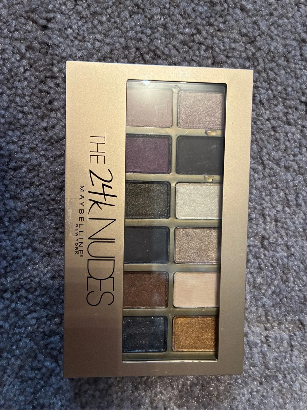 Maybelline The 24K Nudes Eyeshadow Palette - Warm Gold & Neutral Shades